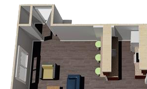 One Bed with Loft